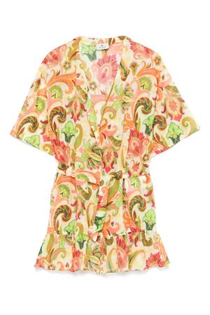 multicolor cotton dress ETRO KIDS | GW1C03M0066105MC